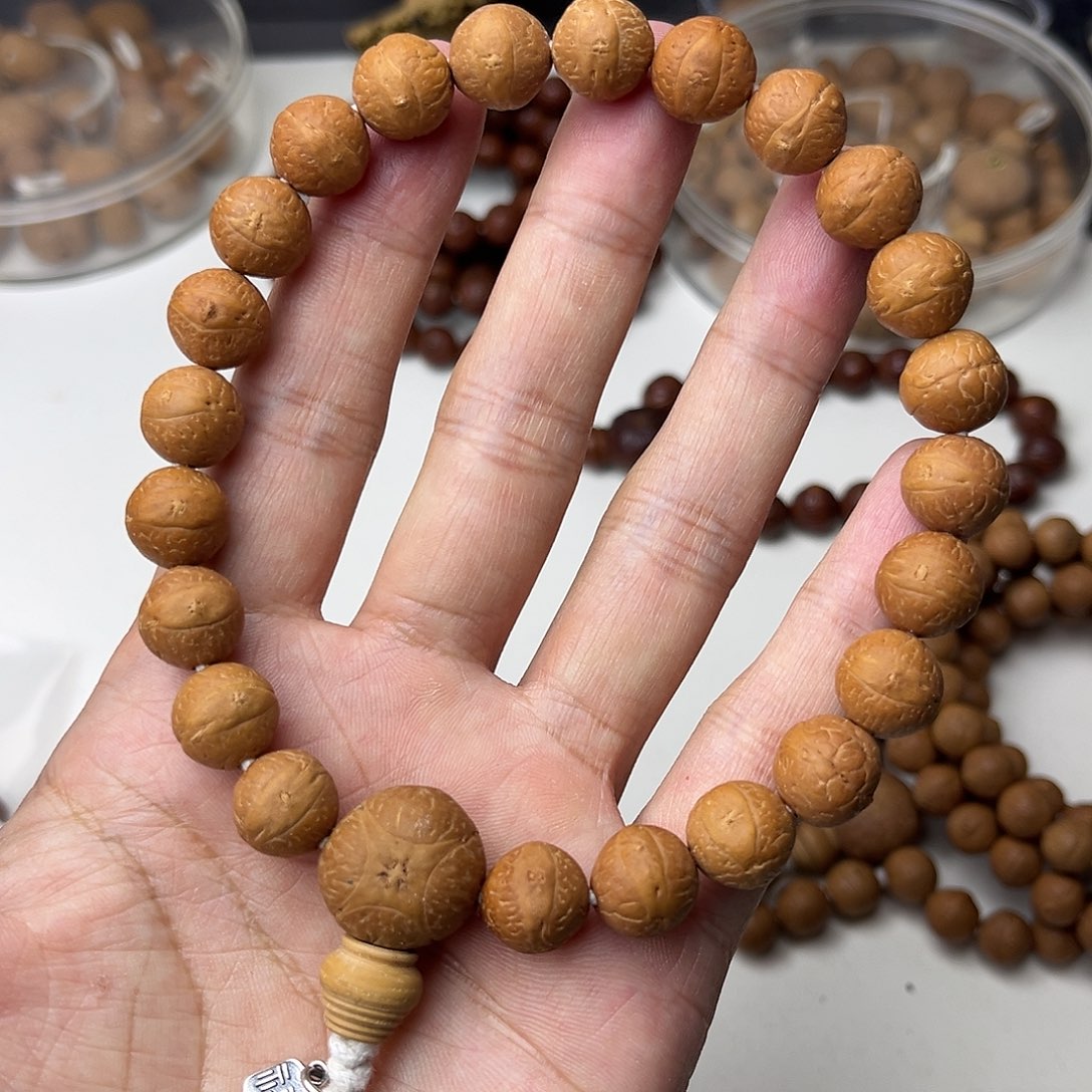 凤眼菩提手串精品正圆手串11.5福利
