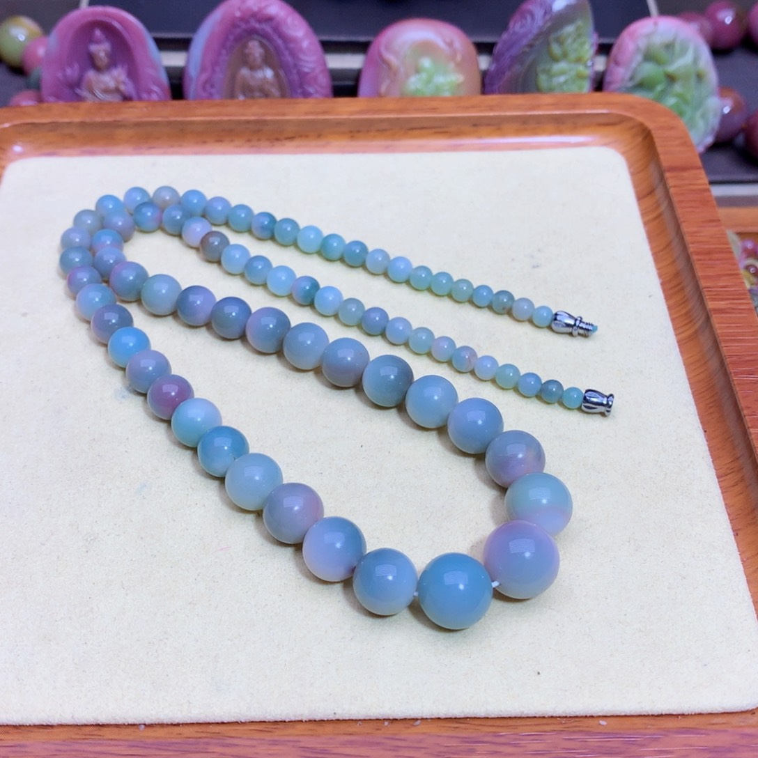 玛瑙颈饰未镶嵌阳****马盐源