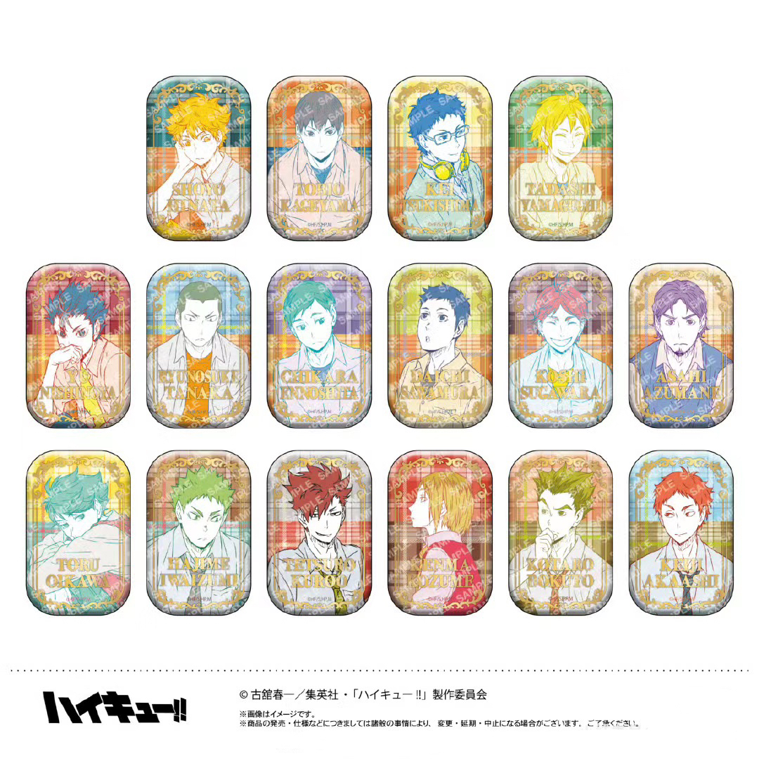 排球少年烫金方一弹、二弹【盲盒代拆】