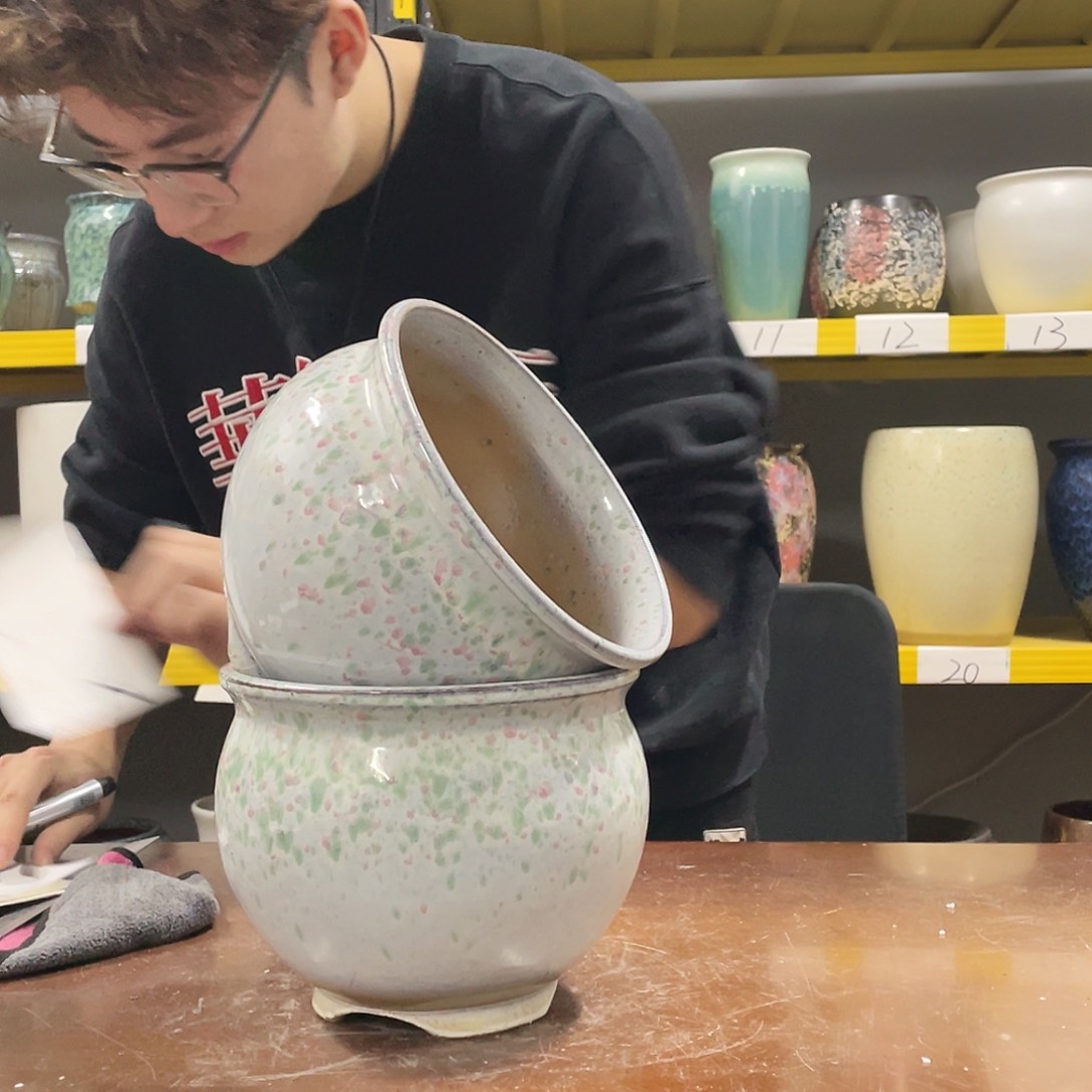 宜兴紫砂粗陶花盆19.16