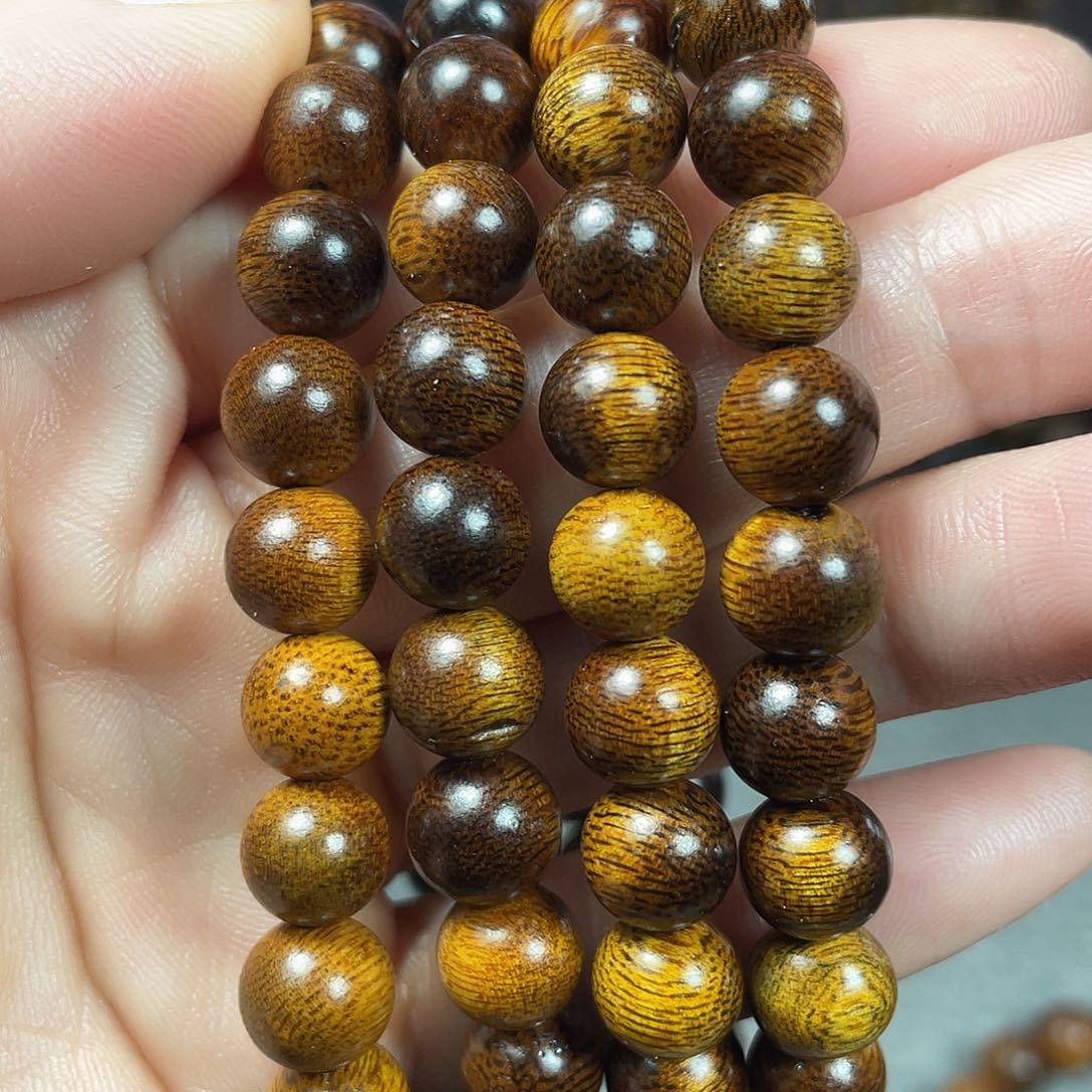 沉香手串富森红土