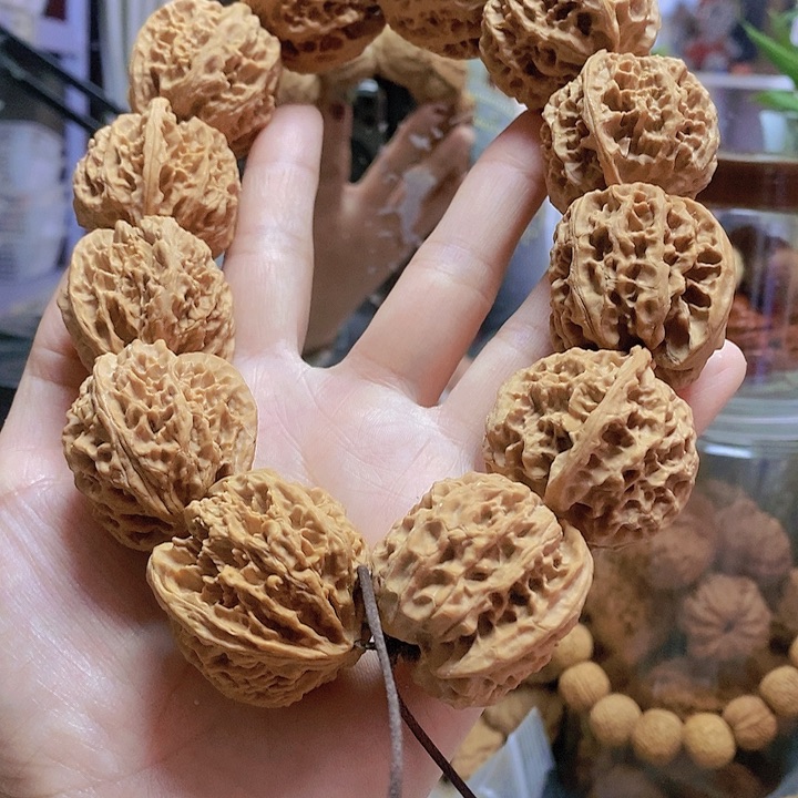 【闪购商品】文玩核桃把件34.5苹果手持