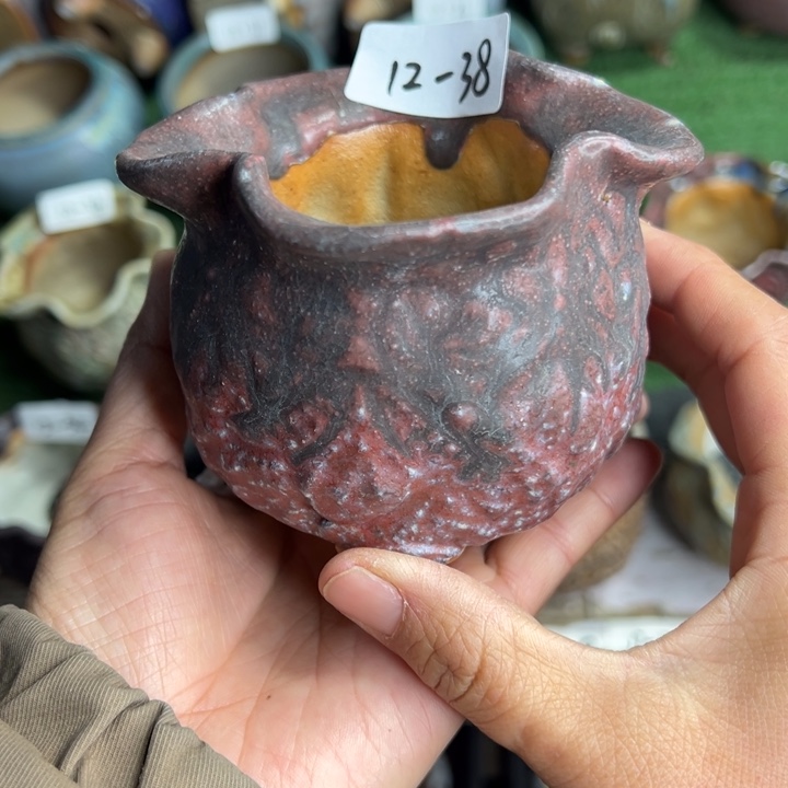 陶瓷12-38花盆小鹿园艺