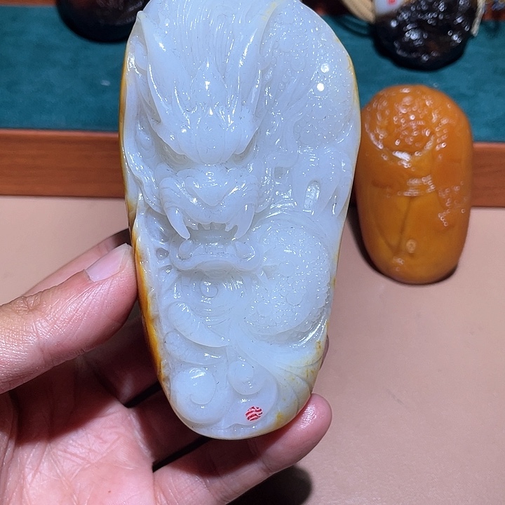 和田玉未镶嵌颈饰J