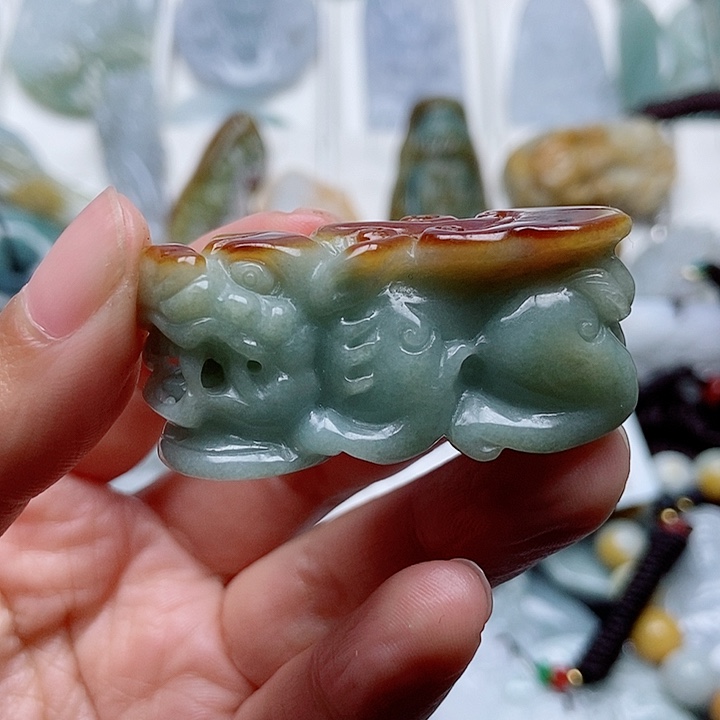 翡翠吊坠(不含链)未镶嵌翡翠