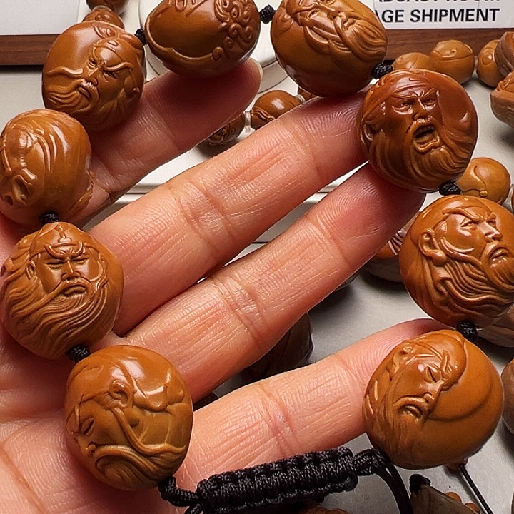 气***倒橄榄核手串/手链将军令