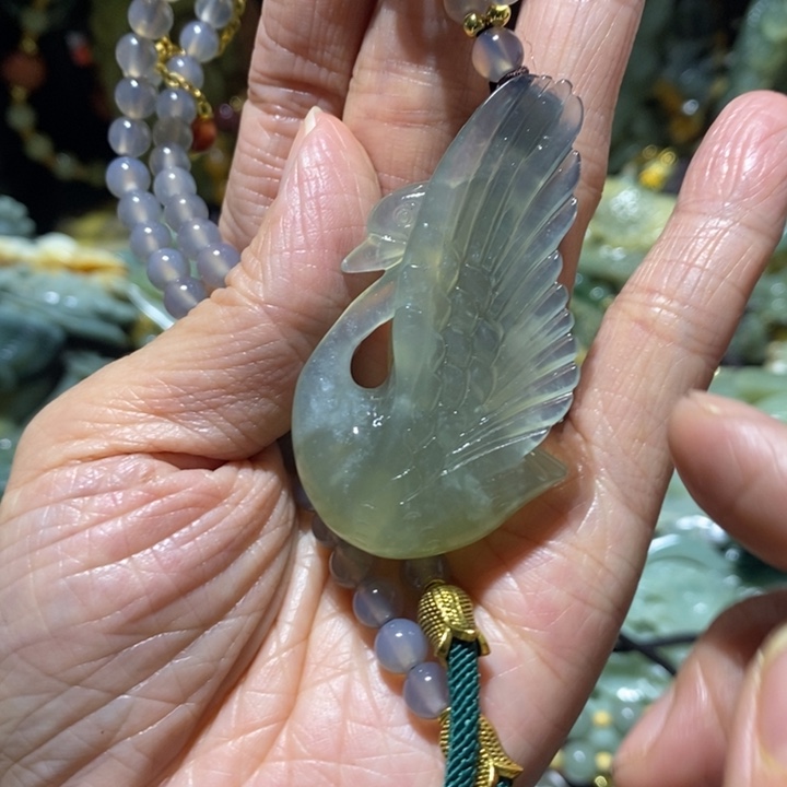 岫玉岫玉吊坠未镶嵌