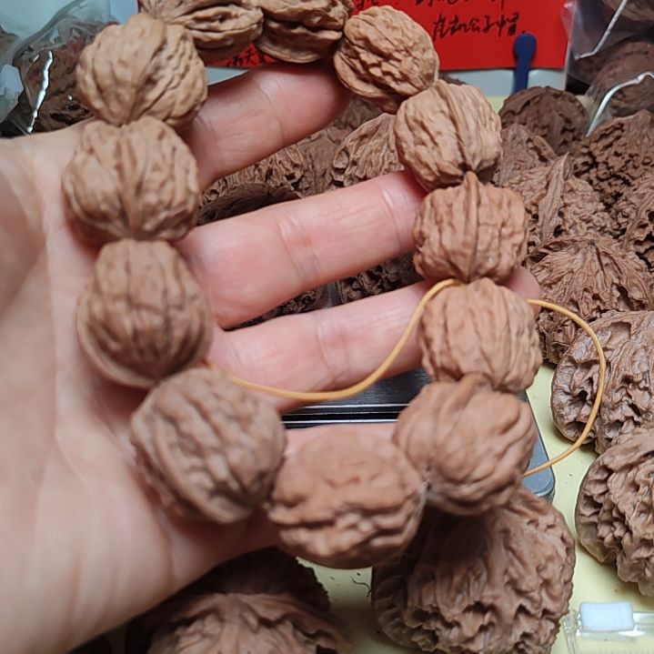 文玩核桃把件金蟾手串