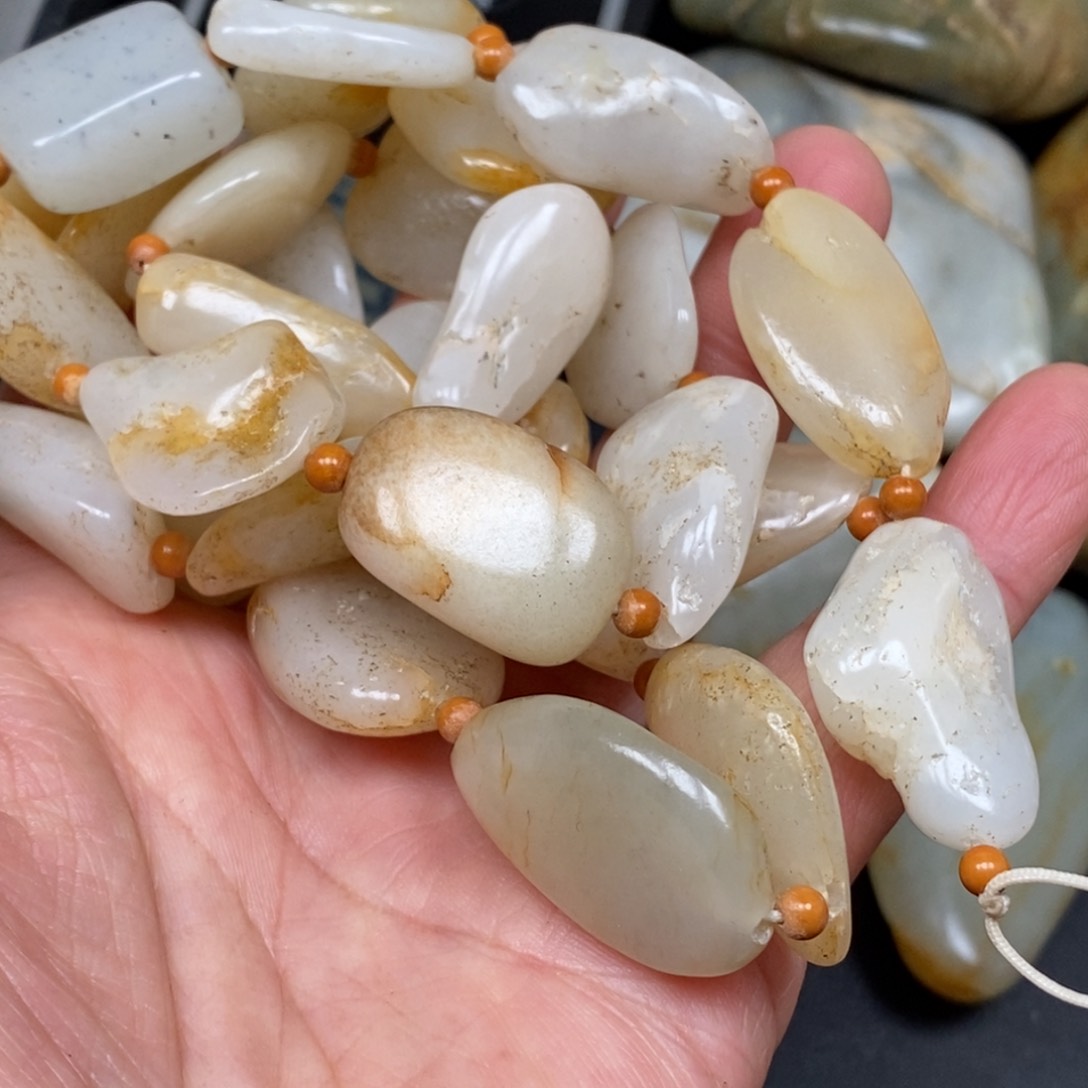 和田玉挂件银S925镀金镶嵌