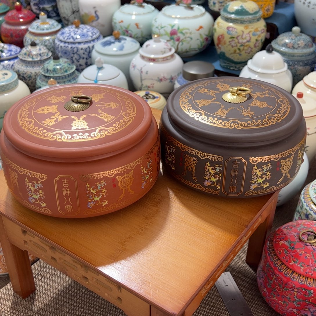 高端陶瓷茶叶罐陶瓷