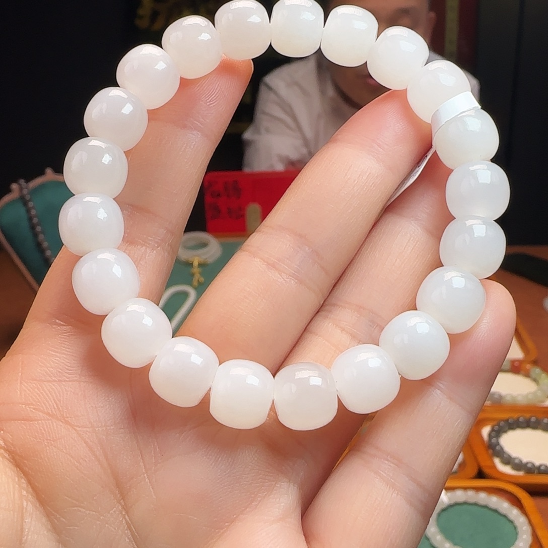 和田玉未镶嵌手链