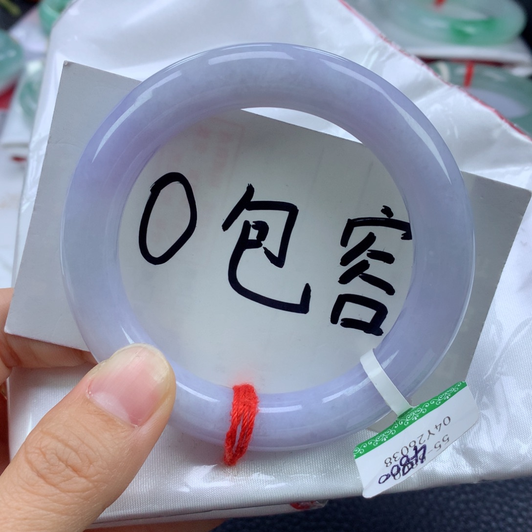 翡翠手镯未镶嵌55圆