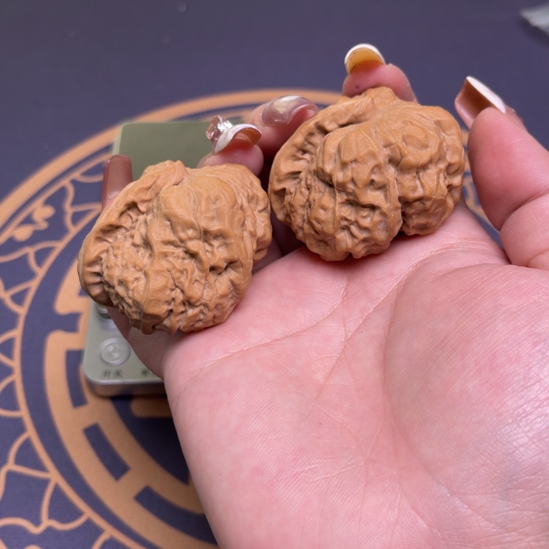 文玩核桃把件一帆风顺