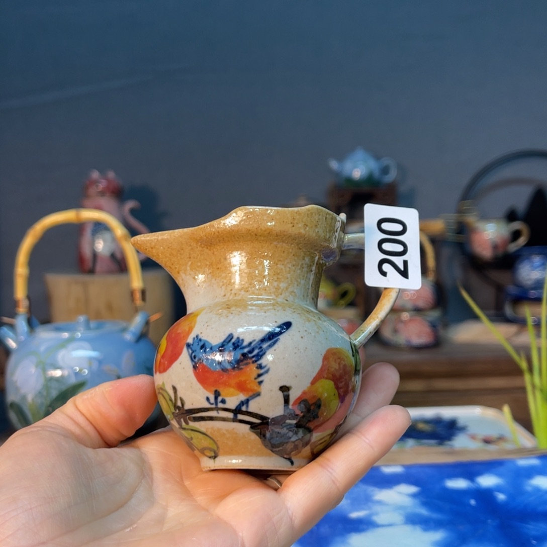 杯素浅陶瓷手工手绘