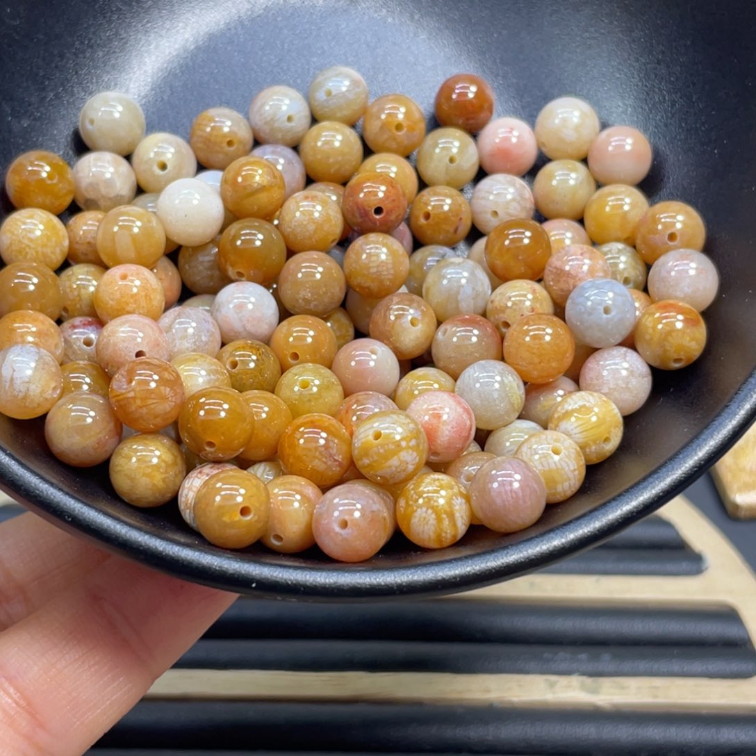 捡****硅化玉未镶嵌颈饰k66