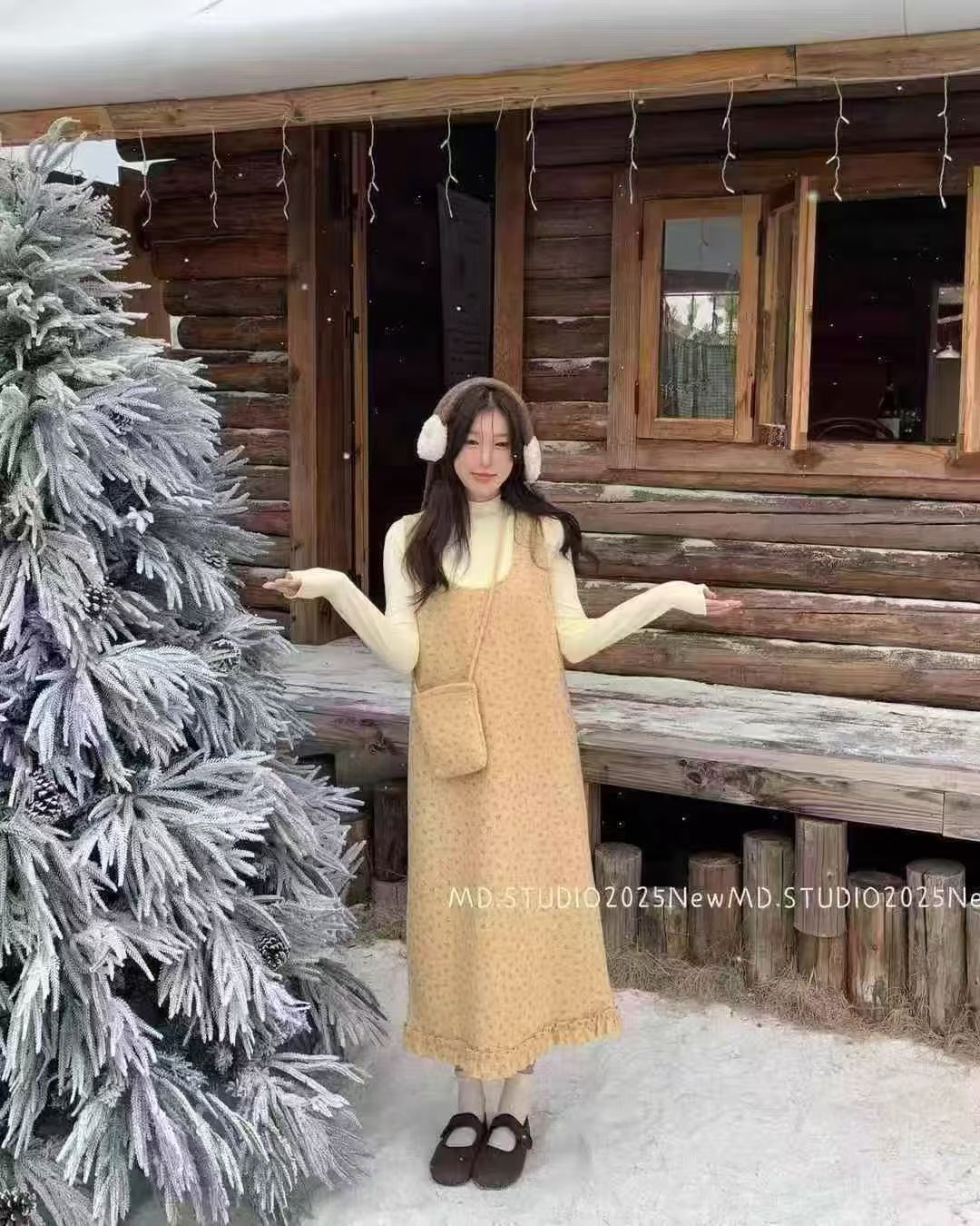 【LESHOW】小如家2025新款韩系女装时尚套装集合链接对应编码下单