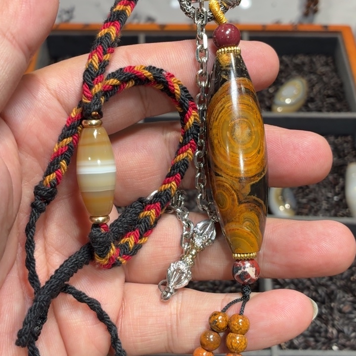 玛瑙/玉髓散珠_HEIMORI 天然天珠