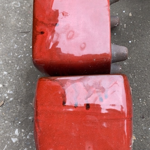 【闪购商品】紫砂花盆高15口15一对