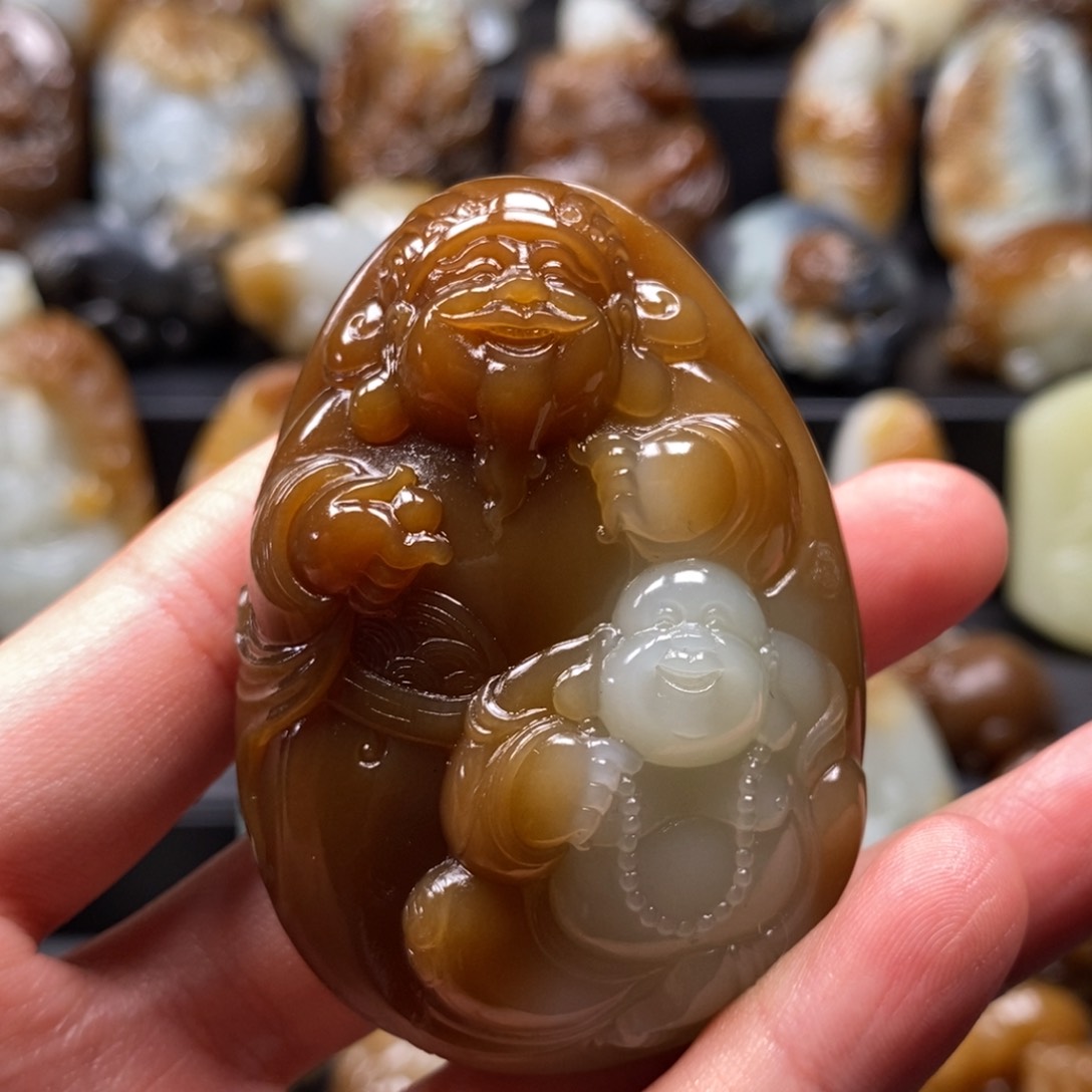 和田玉挂件未镶嵌