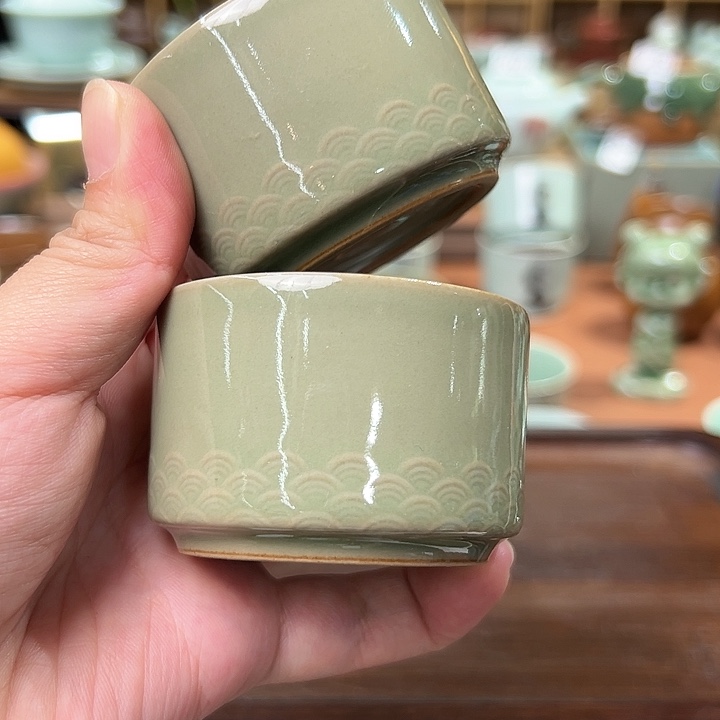 龙泉敬悦青瓷品茗杯