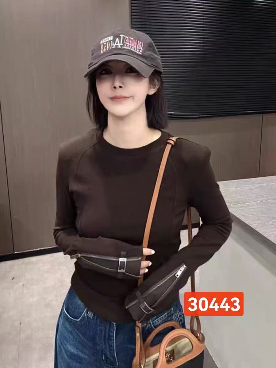 【WJ】冬款 丽 30443 三色上衣（3-6）