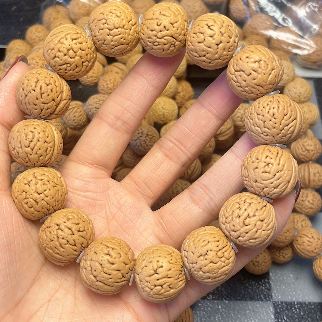 桃核手串20+白月光手串