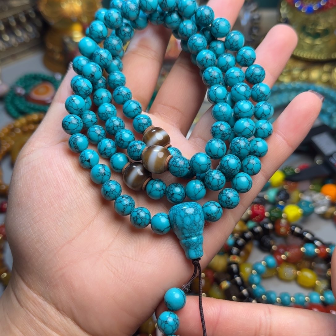 琉璃DIY菩提108-菩提手串