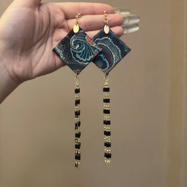 铜合金合成锆石耳饰 2025新款集结000113