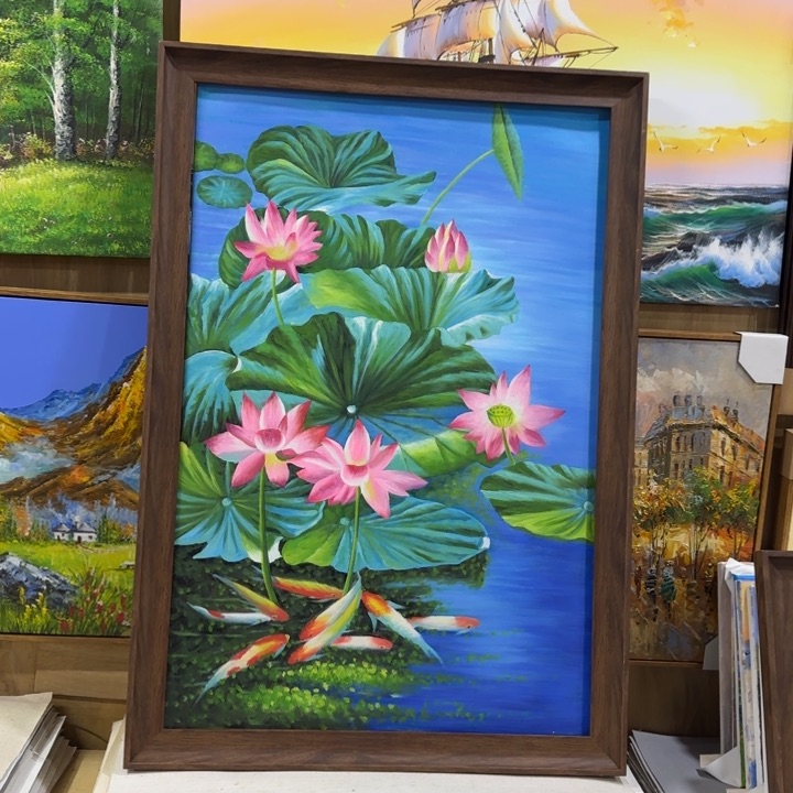 油画油画6090油画人物画作品