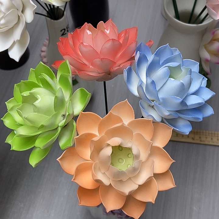 陶瓷纯手工捏花设计