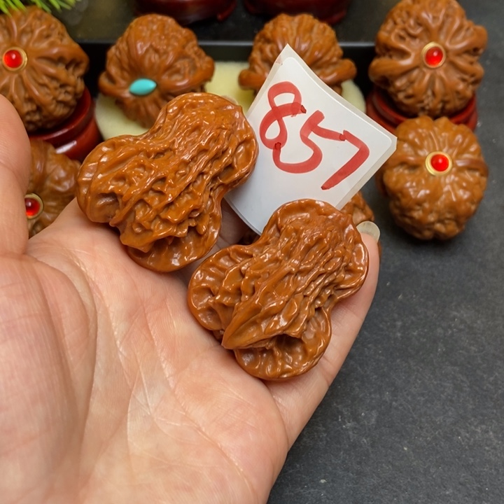 文玩核桃把件34葫芦857