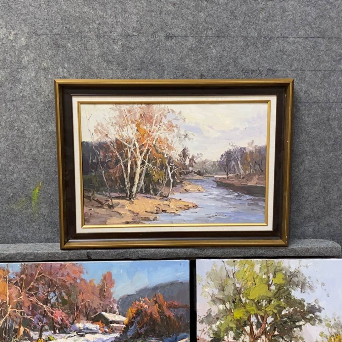 油画带外框画芯尺寸40x 60 c m