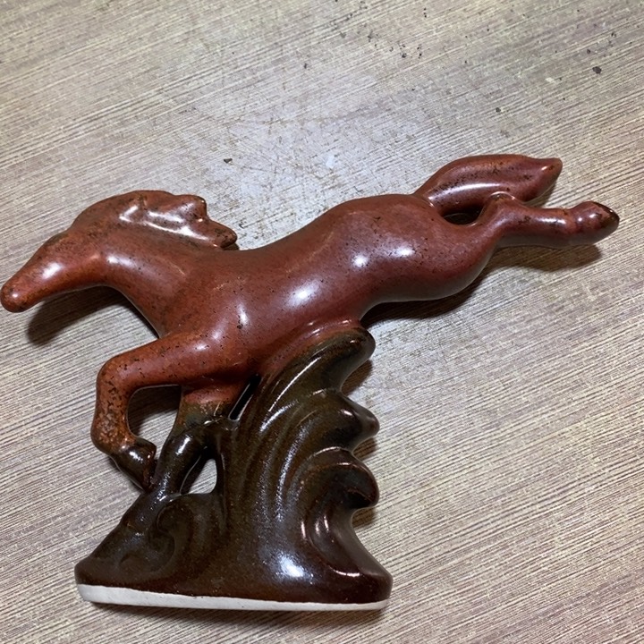 瓷片七厂窑变飞马