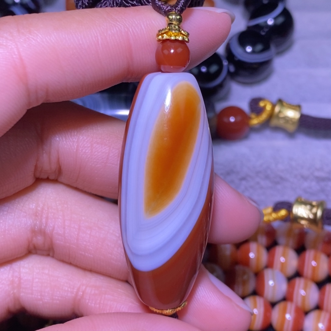 玛瑙/玉髓未镶嵌颈饰