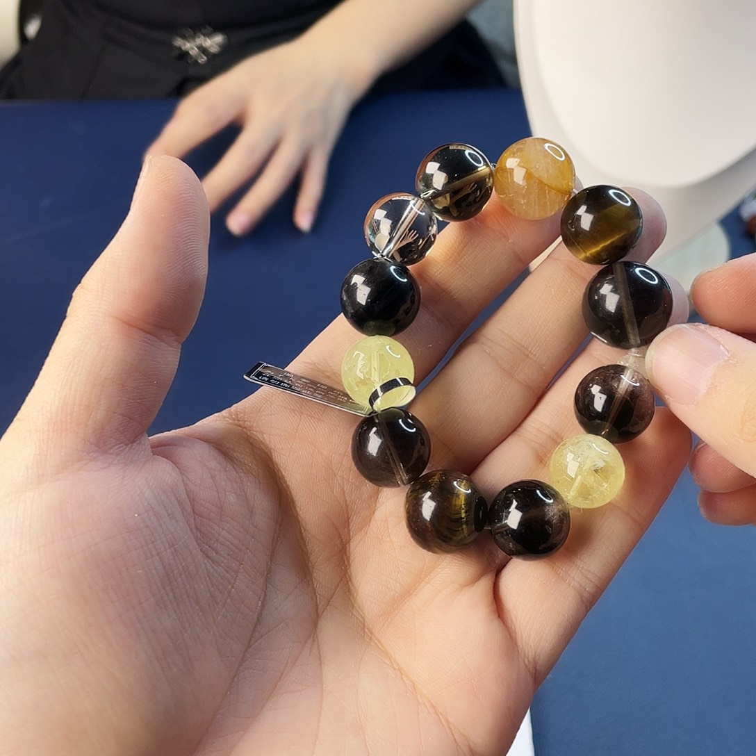 水晶银S925镶嵌手链