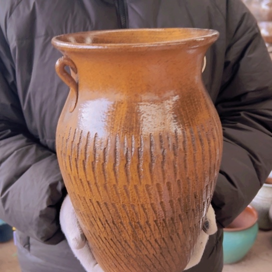 紫砂花盆高32口20————-