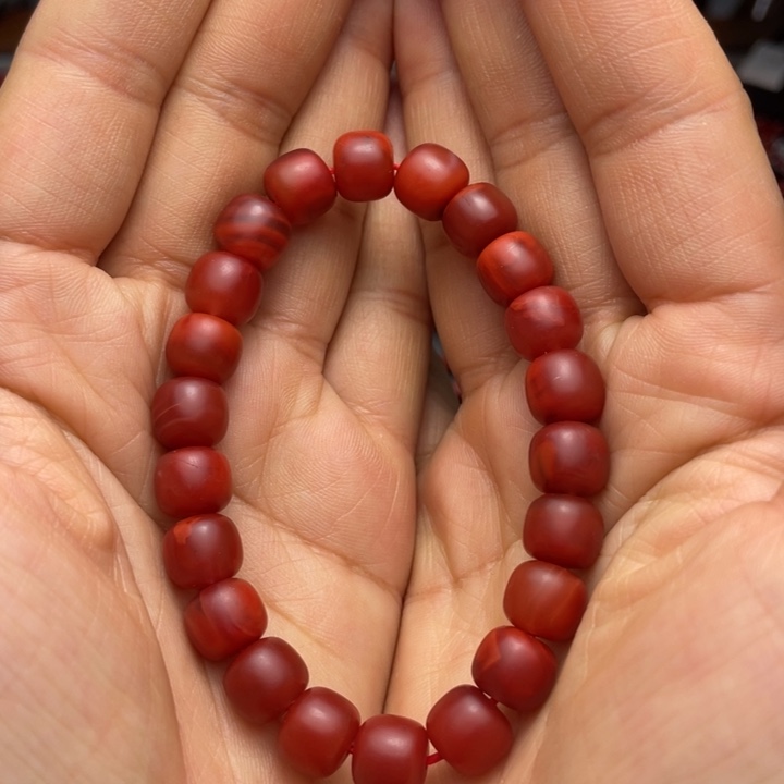 南红玛瑙手串9多样性发一未镶嵌