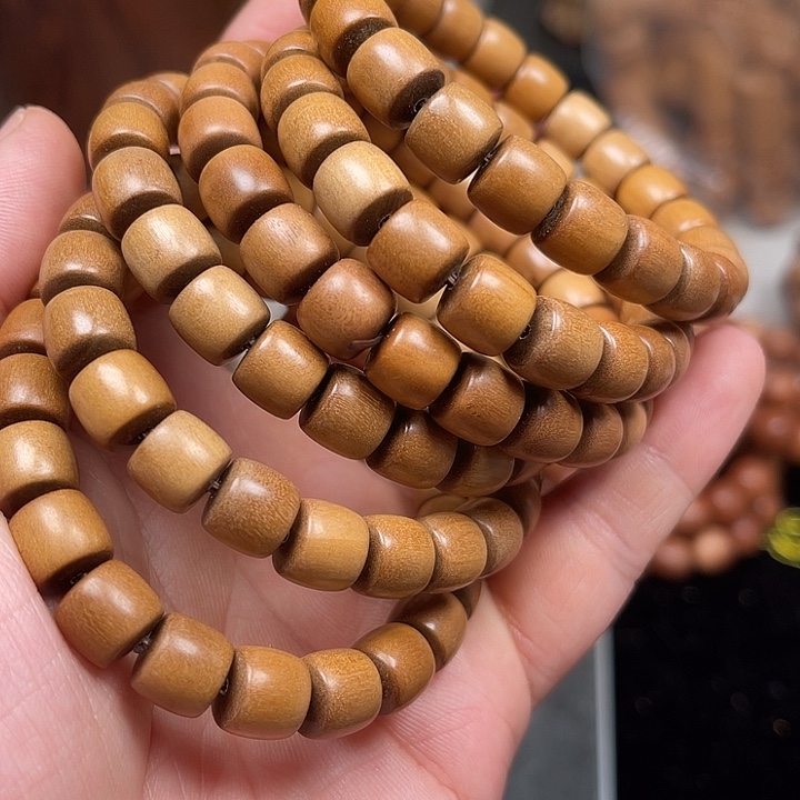 手串/手链檀香木老山檀老料直切89