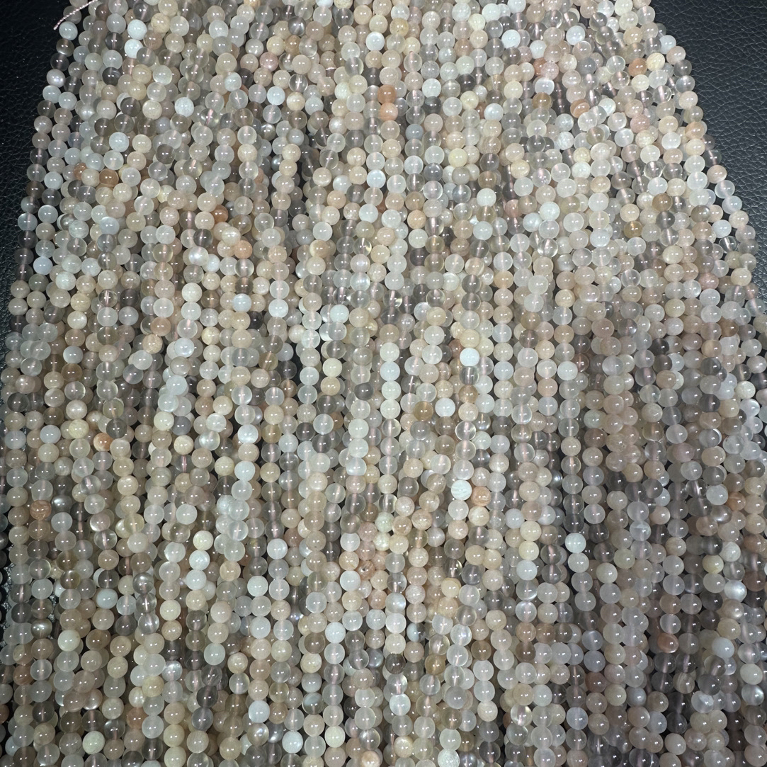 天然日光石卡5mm半成品绕手双圈长链（多样性发一条）