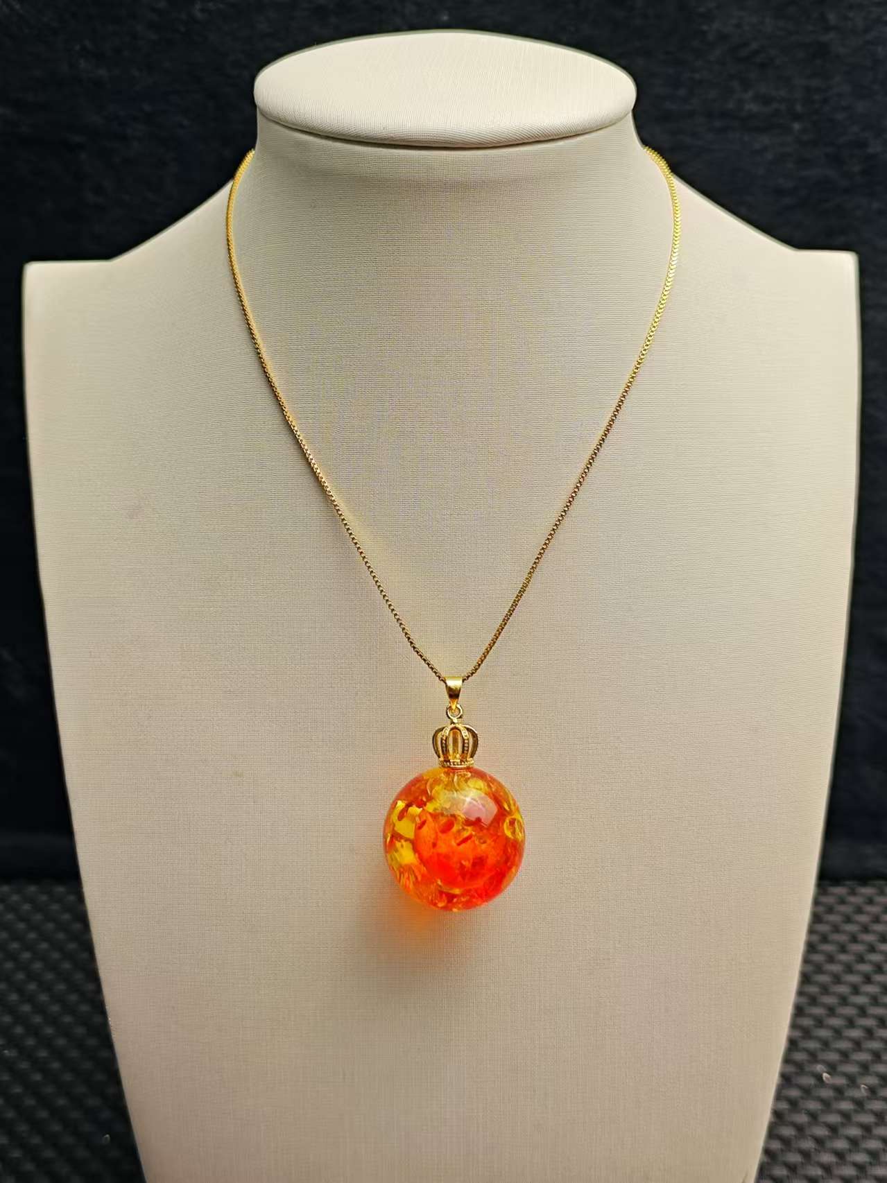 F127净水花5A净体吊坠时尚百搭女款