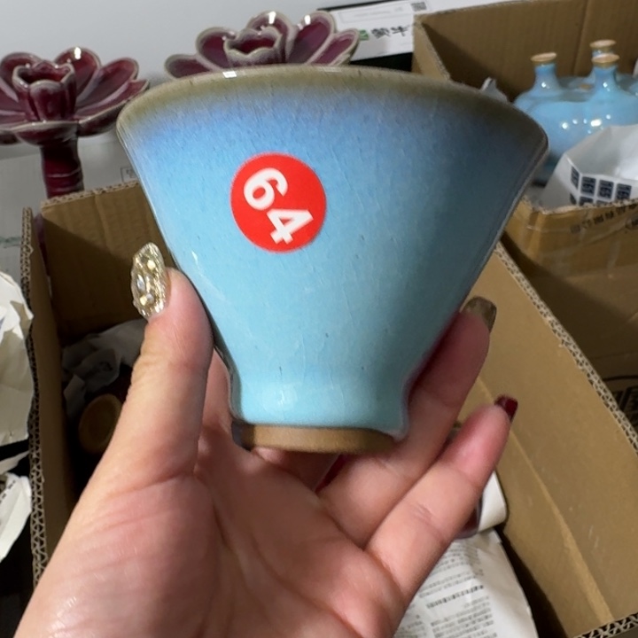 陶摆件郑家钧窑摆件