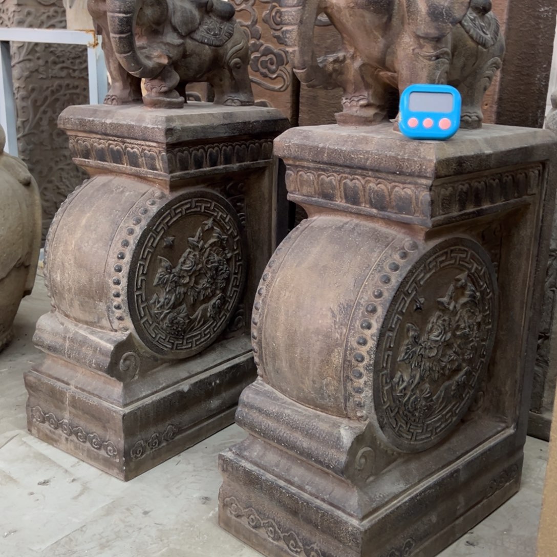 闲***居砖雕黑青石，不包邮。。。