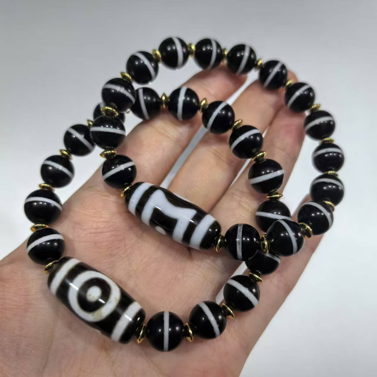 【天赐精选】TC41383-玛瑙diy手串（星辰天地）-多样性发其一-10mm