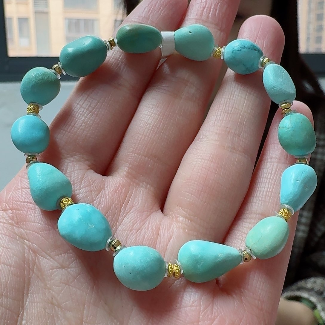 绿松石珠宝奇石未镶嵌