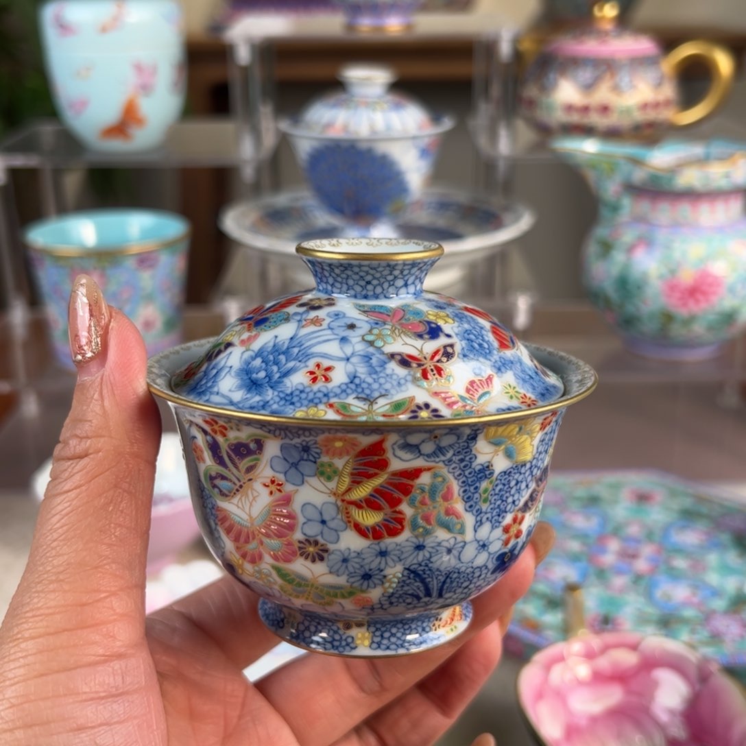 纯手工手绘 高端茶器