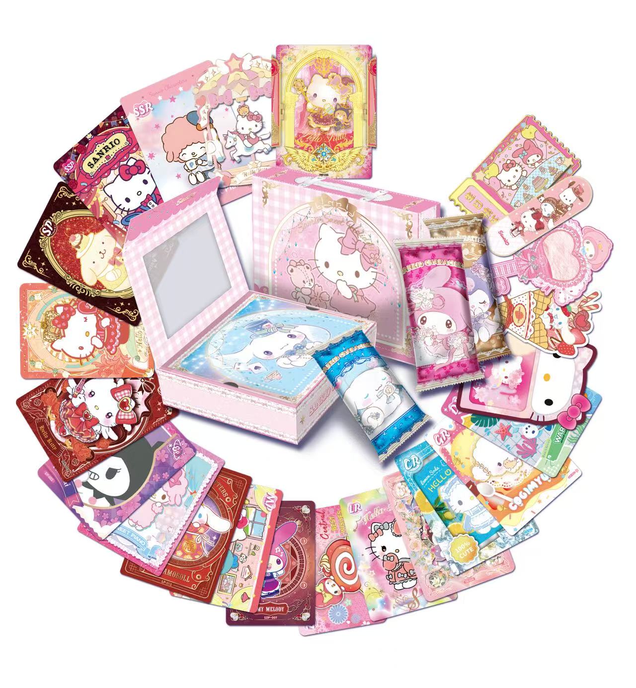 小鱼-【吃吃】三丽鸥第四弹花园游梦记珍藏卡牌盲盒默认代拆