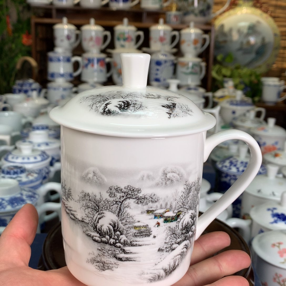 景德镇陶瓷高温办公杯