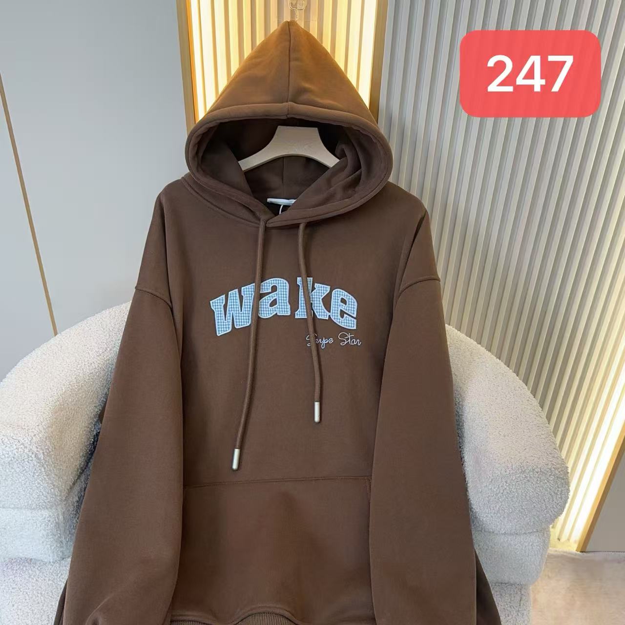 潮流重工刺绣时尚（特定升级面料）加绒卫衣（247）