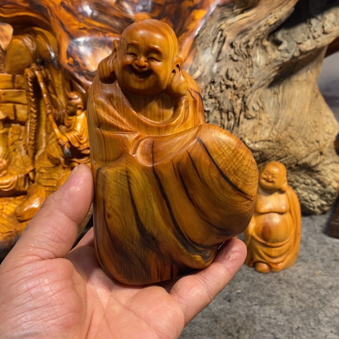 【闪购商品】柏木（崖柏）根雕木雕工艺品摆件家居厂家直销手把件