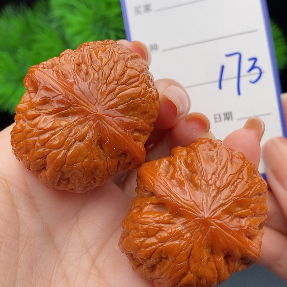 文玩核桃把件40铁锤173